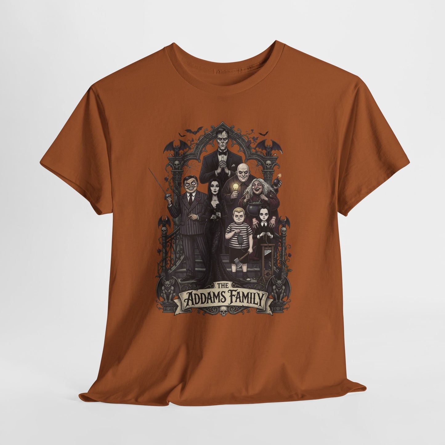 Addams Family Graphic Tee - Vintage Gothic Movie T-Shirt
