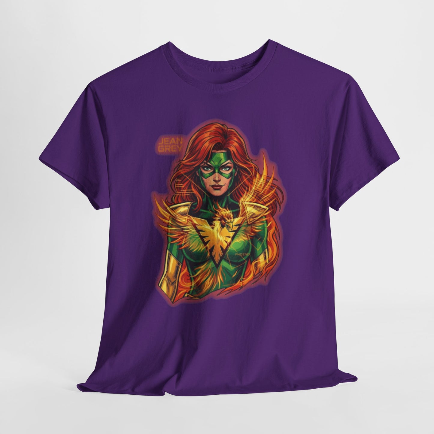 T-Shirt — Fiery Phoenix Superhero Graphic Tee (Jean Grey Inspired)