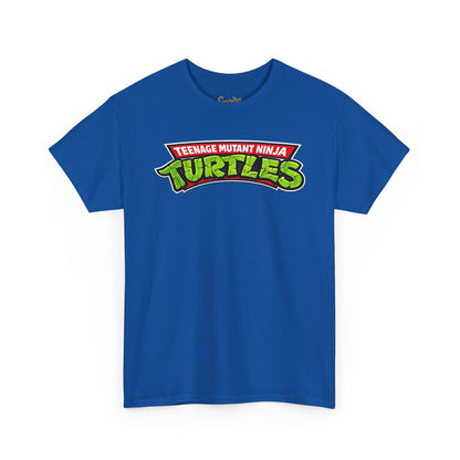 Teenage Mutant Ninja Turtles Graphic Tee — Retro TMNT Logo & Group Back Print
