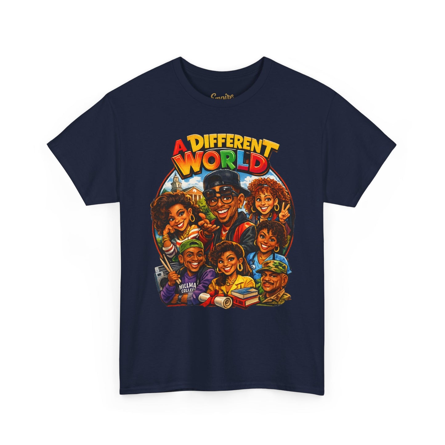 A Different World Cast Graphic Tee — Nostalgic 90s TV Shirt