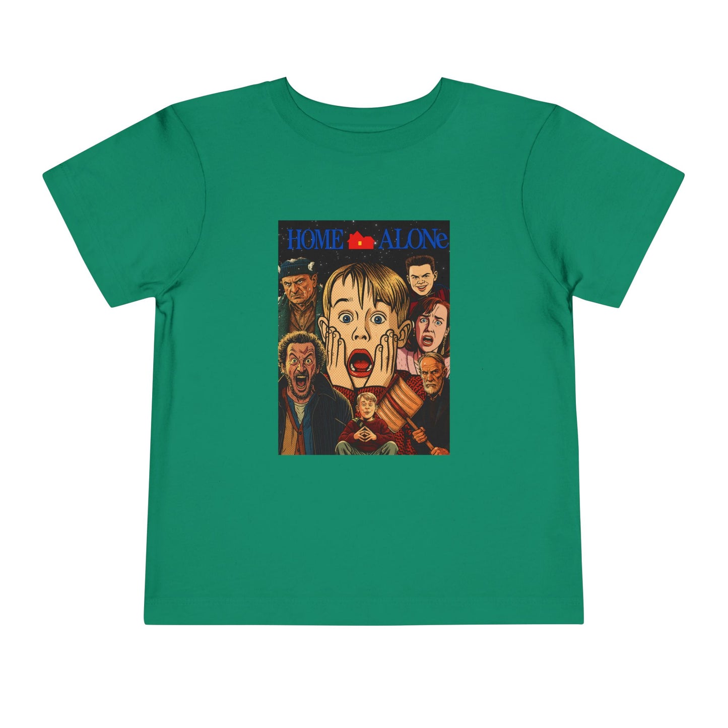 Home Alone Toddler Tee, Kid's Movie Shirt, Funny Kids T-Shirt, Halloween Costume, Birthday Gift for Boys and Girls