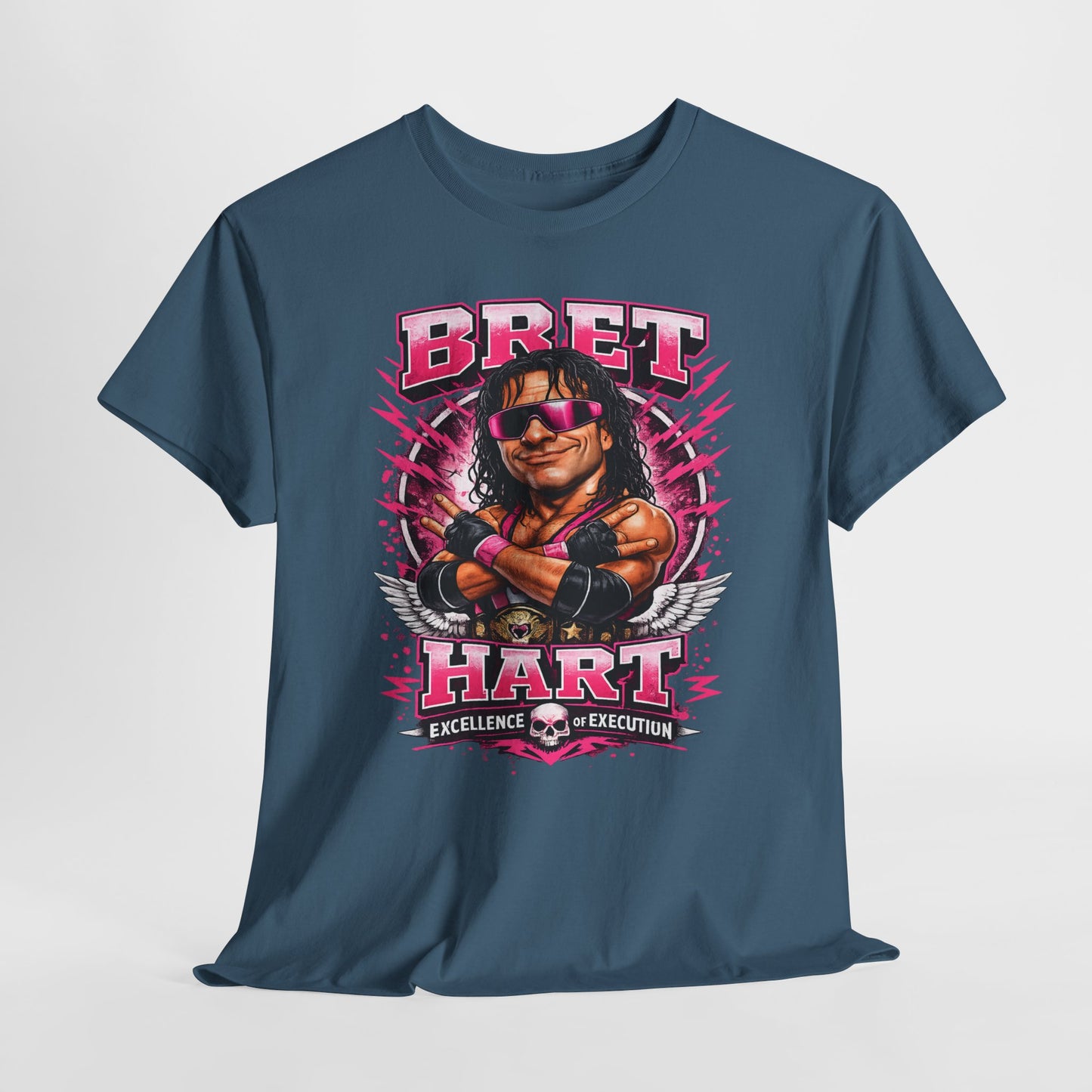 Bret Hart Tribute T-Shirt — "I Am The Best There Is" Retro Wrestling Tee