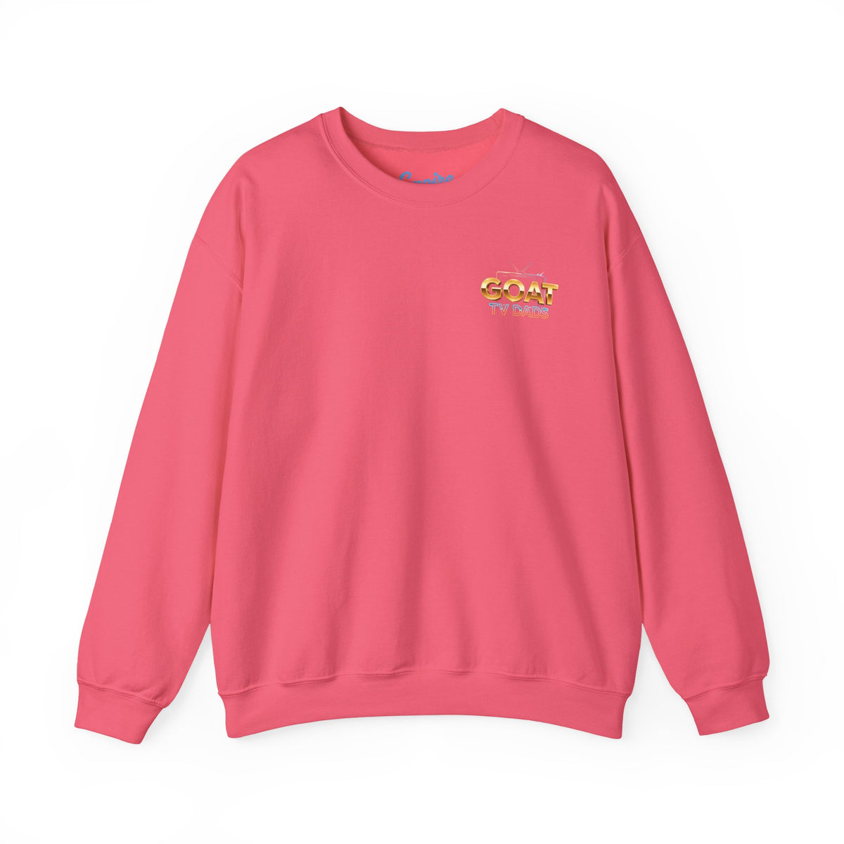 Crewneck Sweatshirt — 'GOAT' Icon Caricature Tribute Backprint