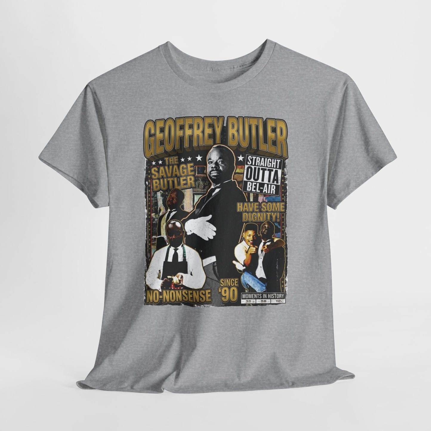 Geoffrey Butler Graphic Tee — "Savage Butler" Vintage Sitcom Tribute T-Shirt