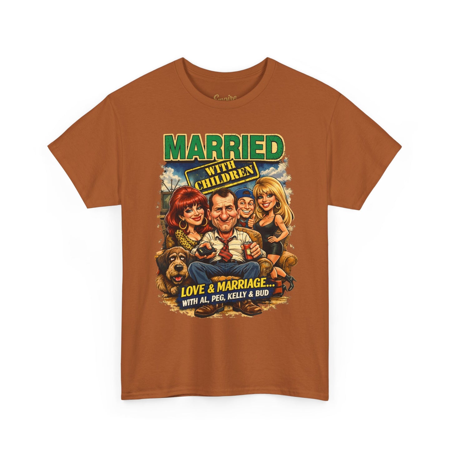 Married with Children Retro TV Tee — Vintage Sitcom Graphic Shirt