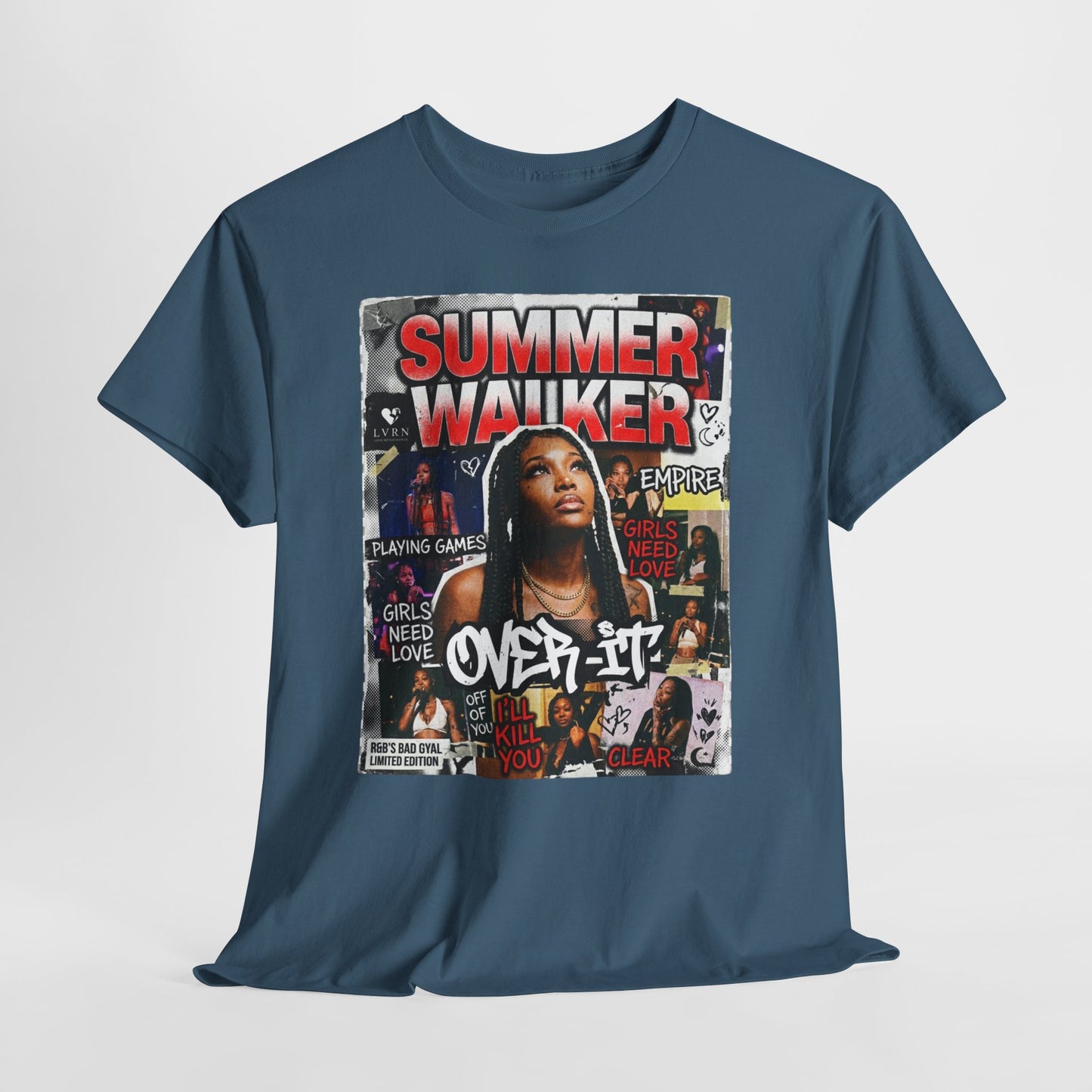 Summer Walker 'Over It' Collage Tee — R&B Artist Graphic T-Shirt