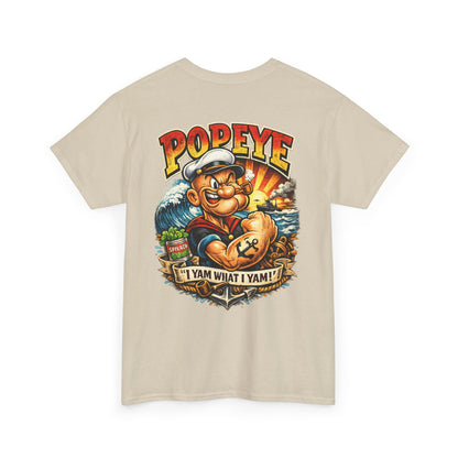 Popeye Graphic Tee — "I Yam What I Yam" Vintage Cartoon T-Shirt