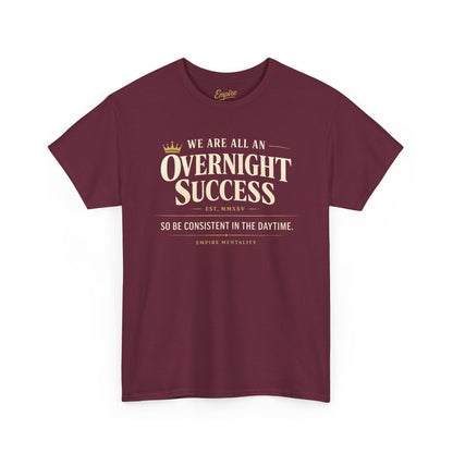 Christian Graphic Tee — “Overnight Success” Inspirational Faith T-Shirt