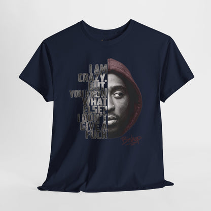 Roland Bishop 'I Am Crazy But You Know What Else I Don't Give A F**k' Hooded Portrait