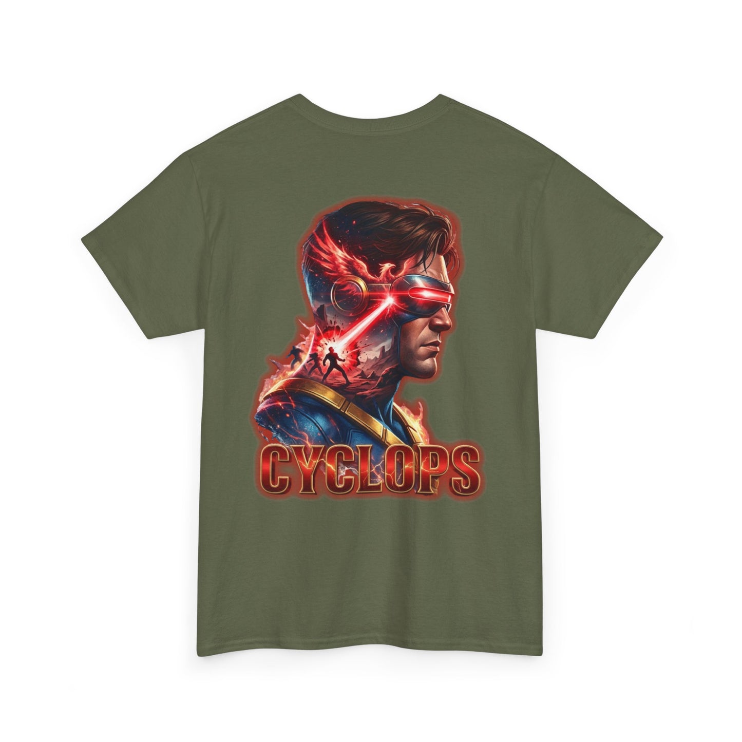 Cyclops Graphic Tee - Retro Superhero X-Men Design