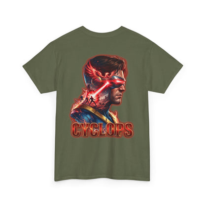 Cyclops Graphic Tee - Retro Superhero X-Men Design