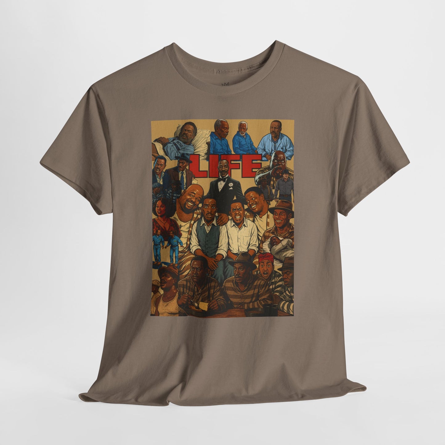 Retro Life Graphic Tee, Unisex Heavy Cotton T-Shirt, Vintage Style Shirt, Casual Wear, Unique Gift Idea