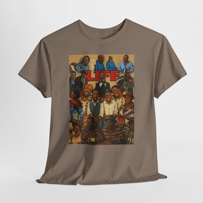Retro Life Graphic Tee, Unisex Heavy Cotton T-Shirt, Vintage Style Shirt, Casual Wear, Unique Gift Idea