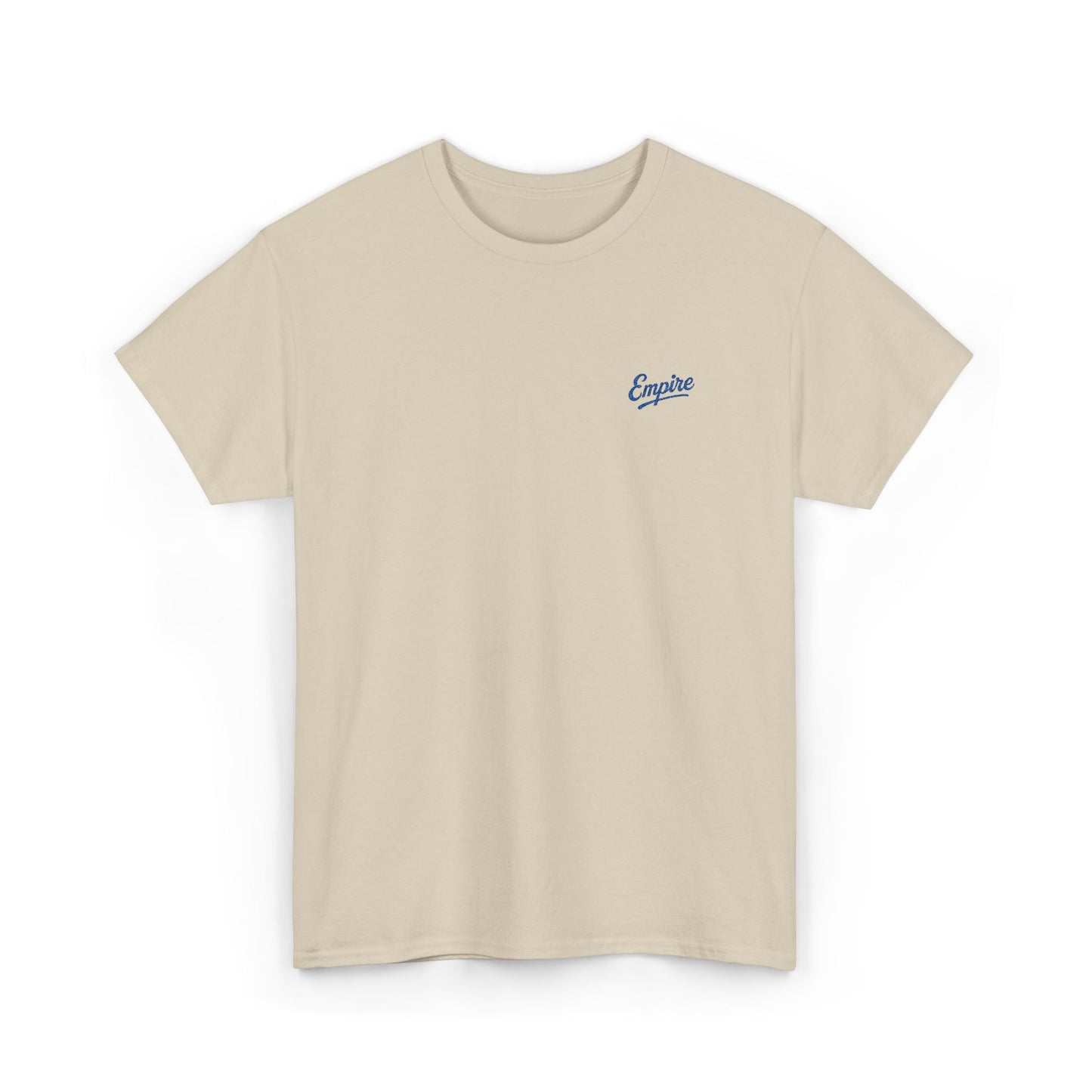 Signature Embroidered Empire Royal Blue Chest Logo T-Shirt