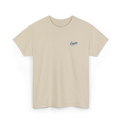 Signature Embroidered Empire Royal Blue Chest Logo T-Shirt