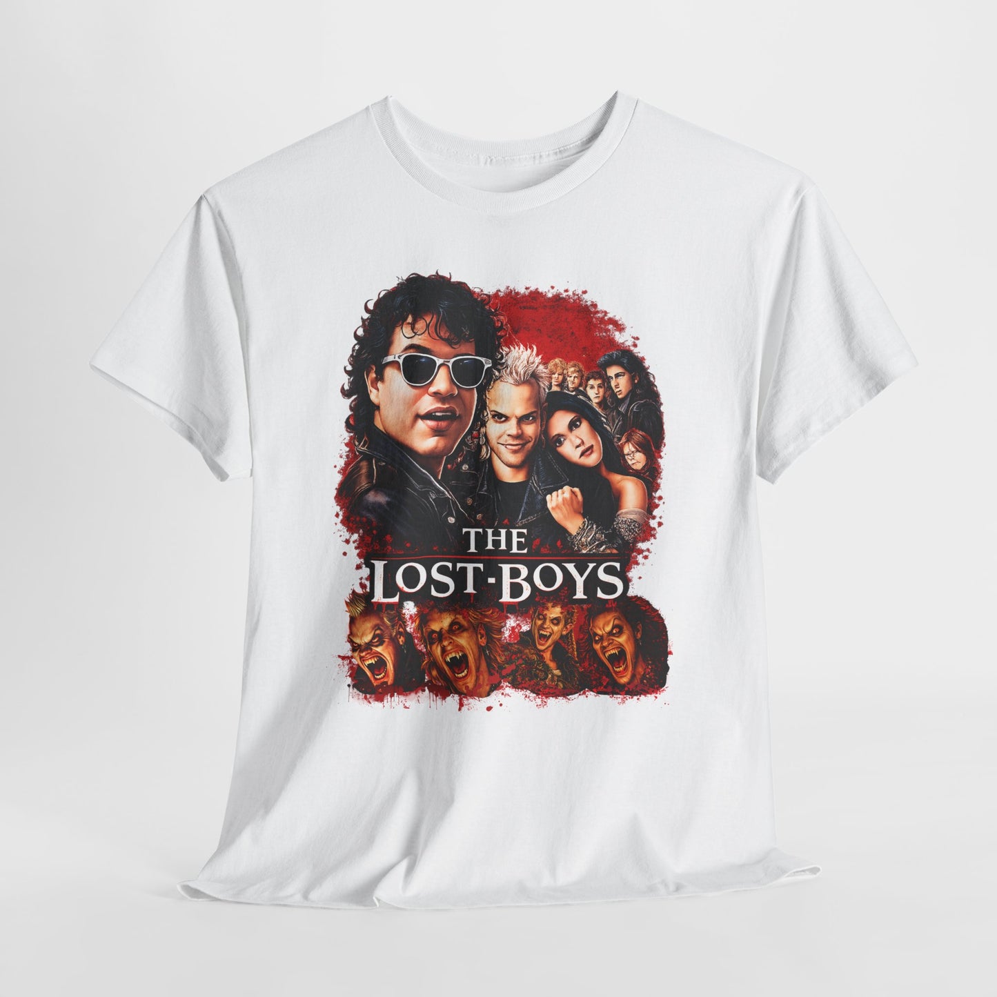 The Lost Boys Movie Poster Tee — Retro 80s Vampire Graphic T-Shirt