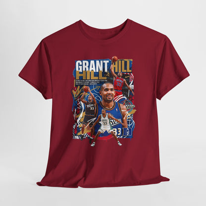 Grant Hill - Retro Basketball Player Collage