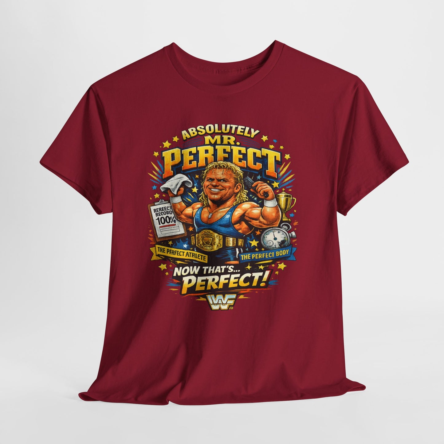 Retro Wrestling 'Mr. Perfect' Graphic Tee — Vintage WWF Wrestling Shirt