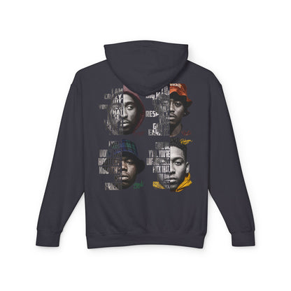 Wrecking Crew Lightweight Hoodie — 'Juice' Collage Tribute Sweatshirt