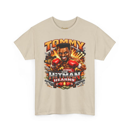Tommy Hearns Boxing T-Shirt — Hitman Hearns Vintage Fight Graphic Tee