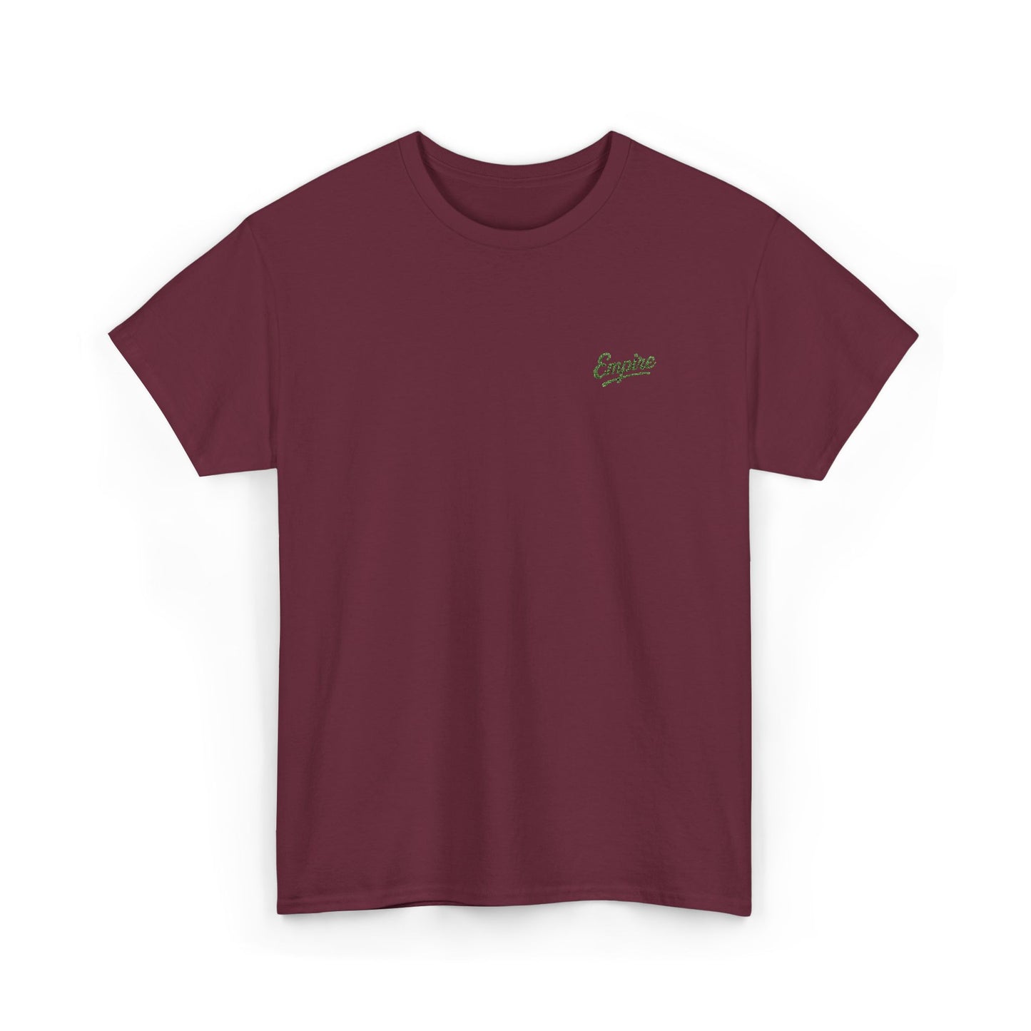 Signature Embroidered Empire Green Chest Logo T-Shirt