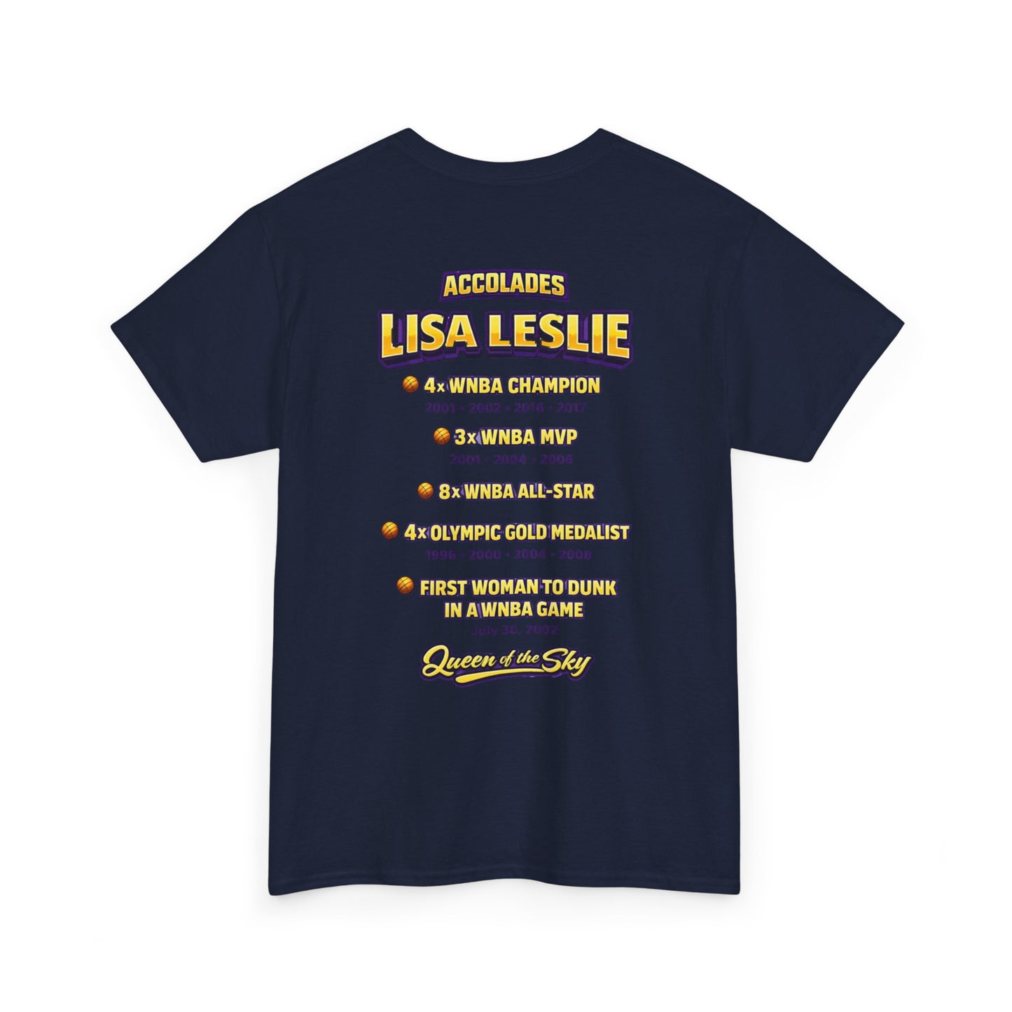 "Queen of the Sky" Lisa Leslie Trailblazer Basketball Tee