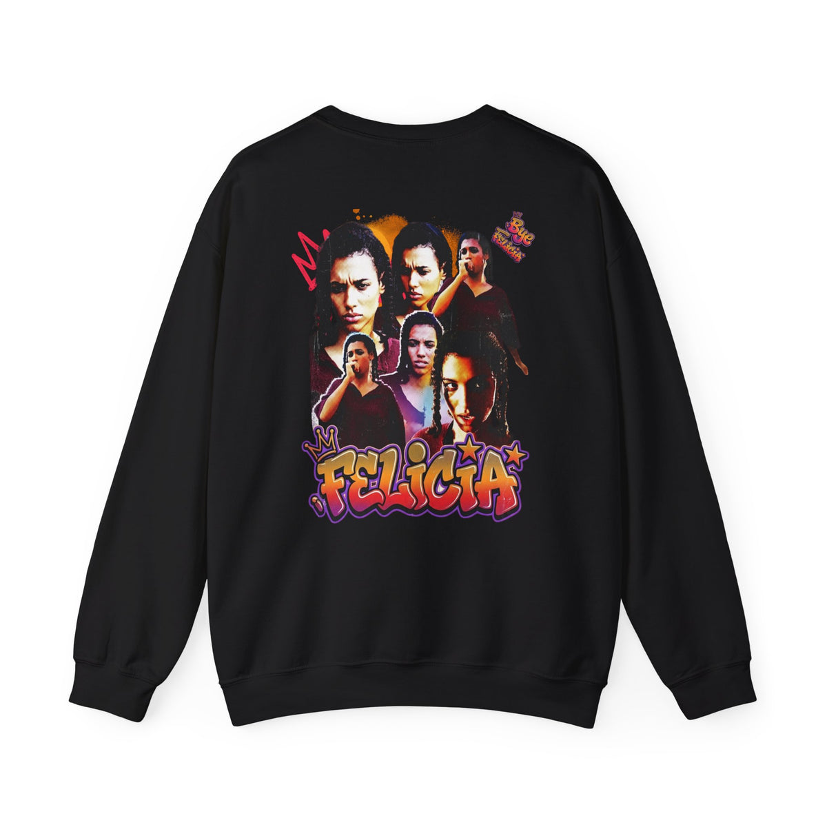 Bye Felicia Vintage Portrait Crewneck Sweatshirt