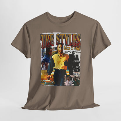 Tre Styles Graphic Tee — Vintage Collage T‑Shirt