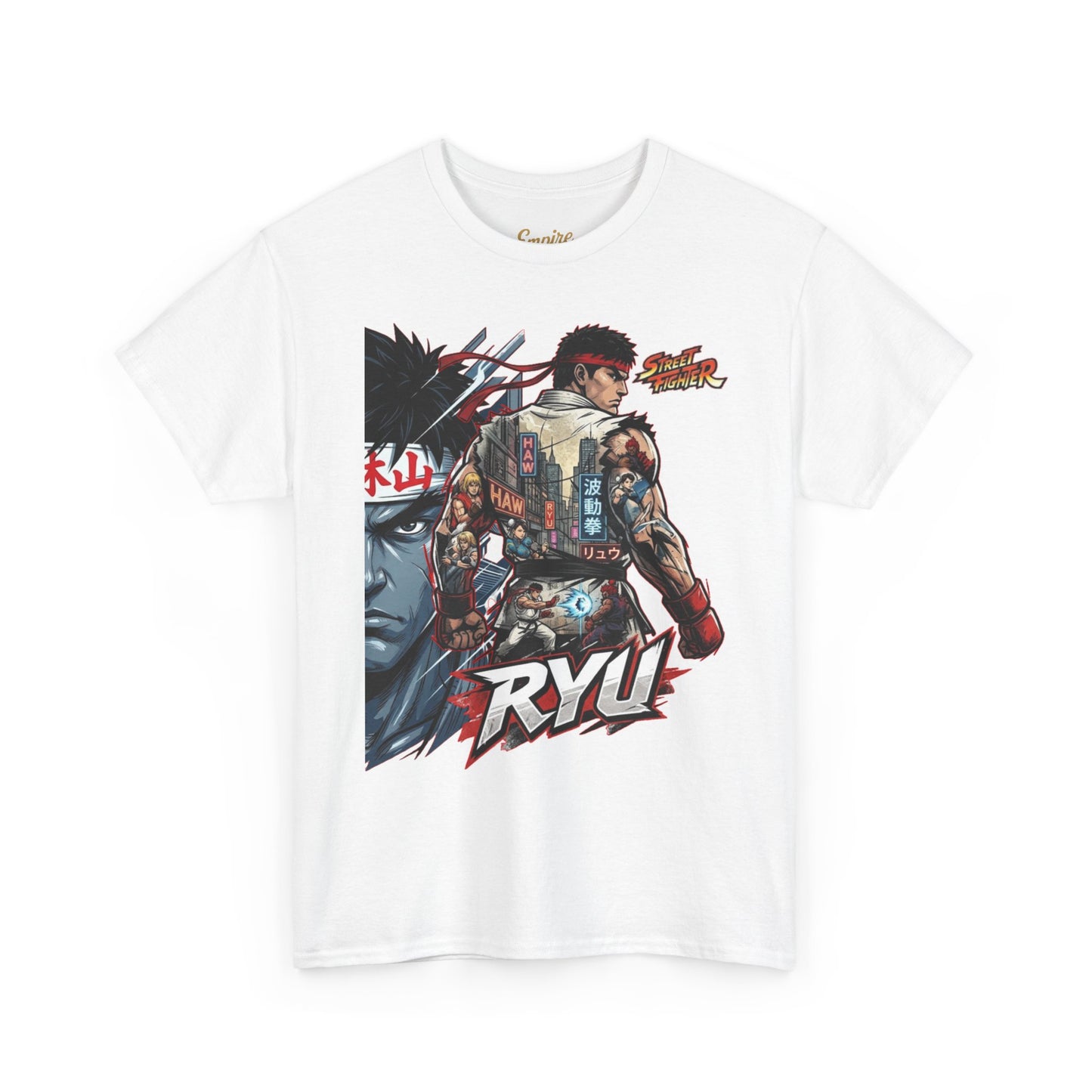 Ryu Street Fighter Graphic Tee — Vintage Fighter Art T-Shirt