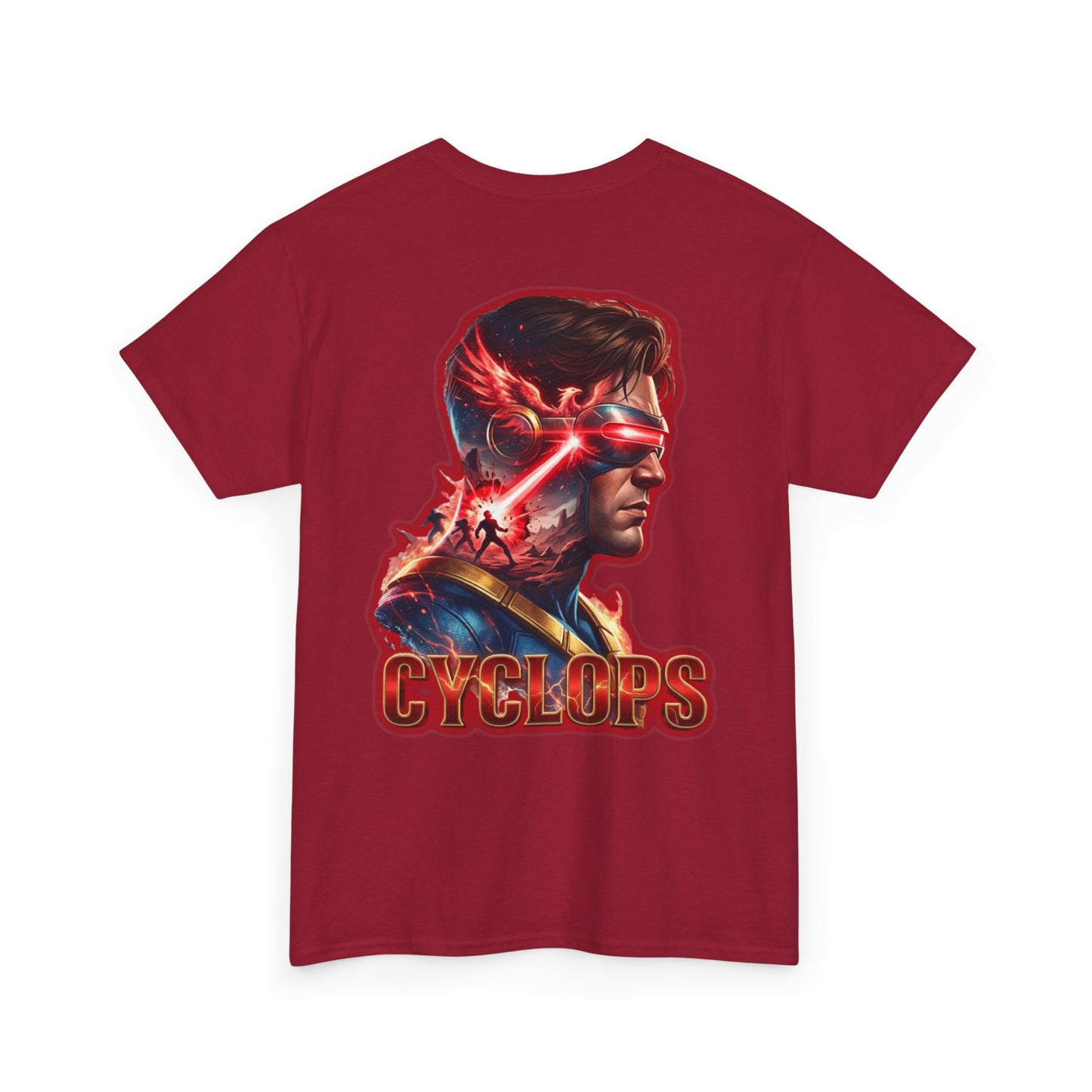 Cyclops Graphic Tee - Retro Superhero X-Men Design
