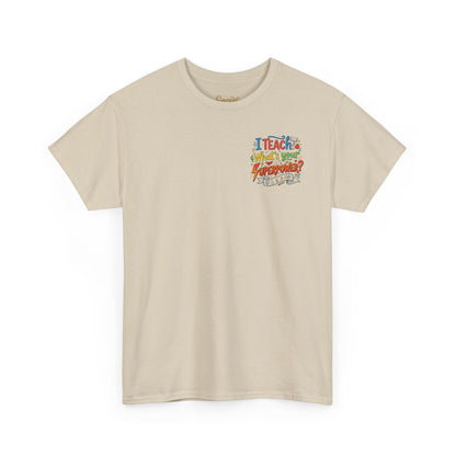 Teacher T-Shirt — "Teacher by Day, Hero by Heart: Unlocking the Superpower of Knowledge"