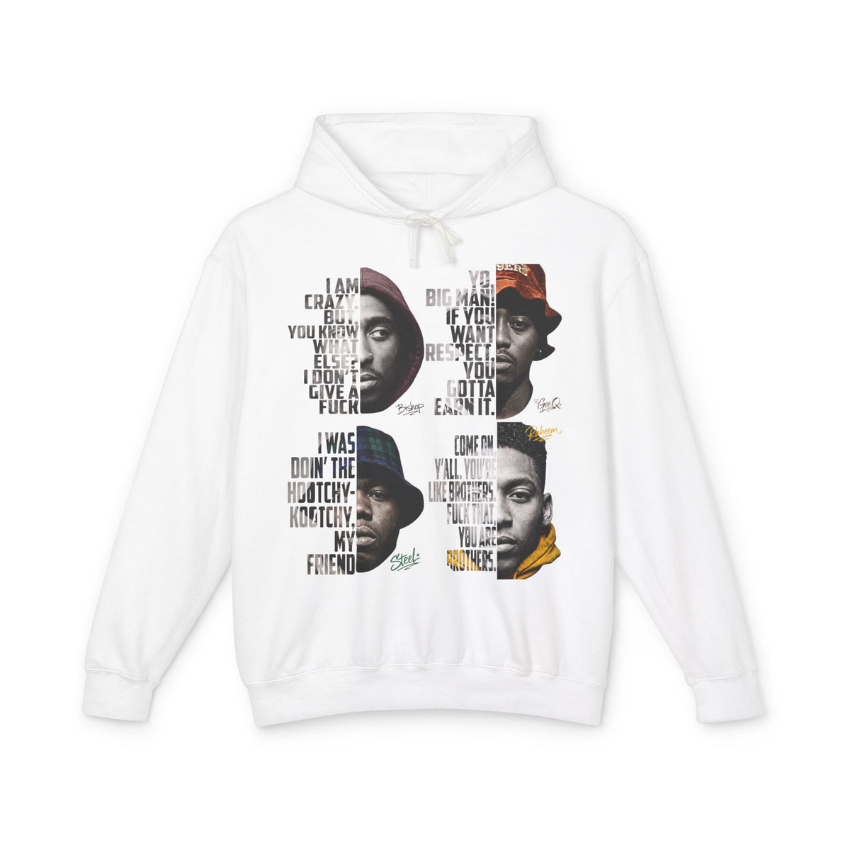 Wrecking Crew "Juice" Movie Legends Graphic Hoodie — Vintage 90s Portraits