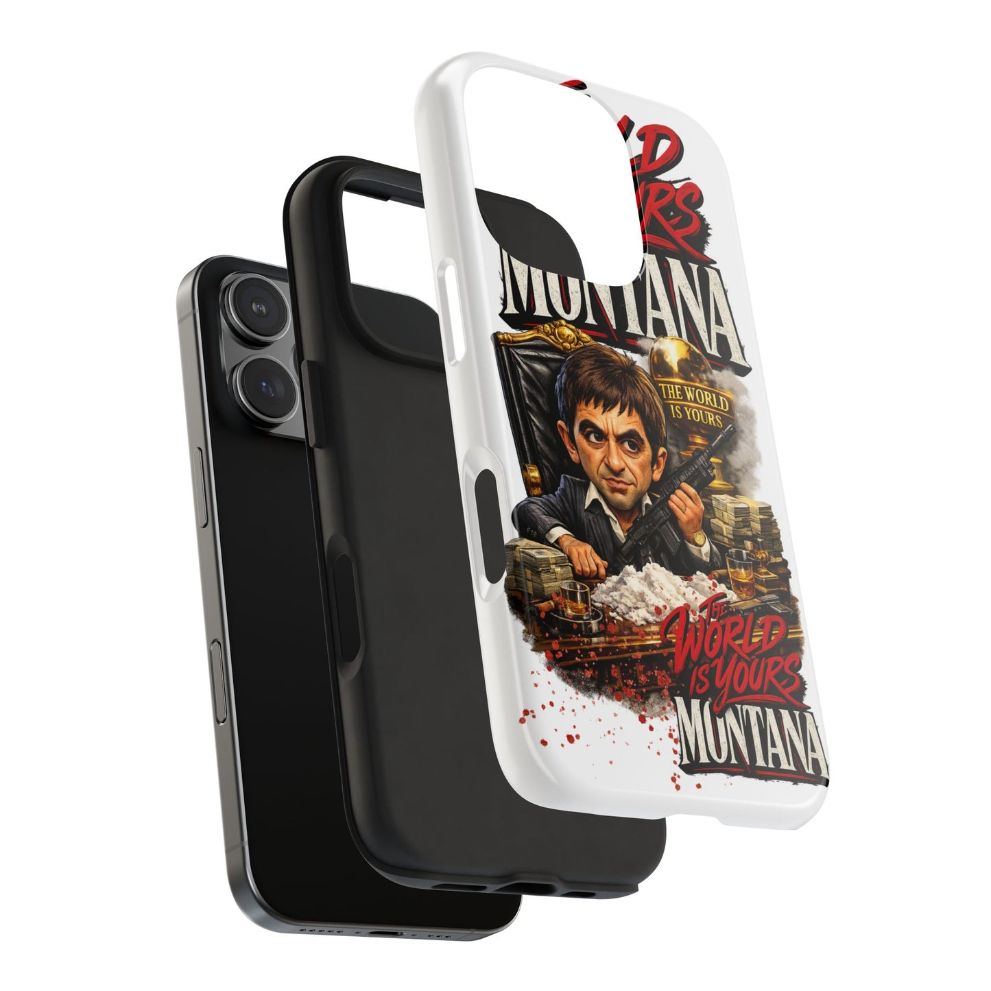 Tony Montana "The World Is Yours" Vintage Caricature Tough Phone Case