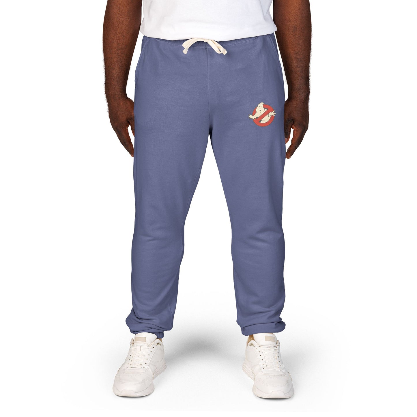 Ghostbusters Logo Sweatpants — Fleece Joggers with Ghost Emblem