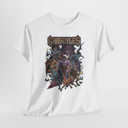 Gargoyles Graphic Tee — Retro Animated Monsters Shirt