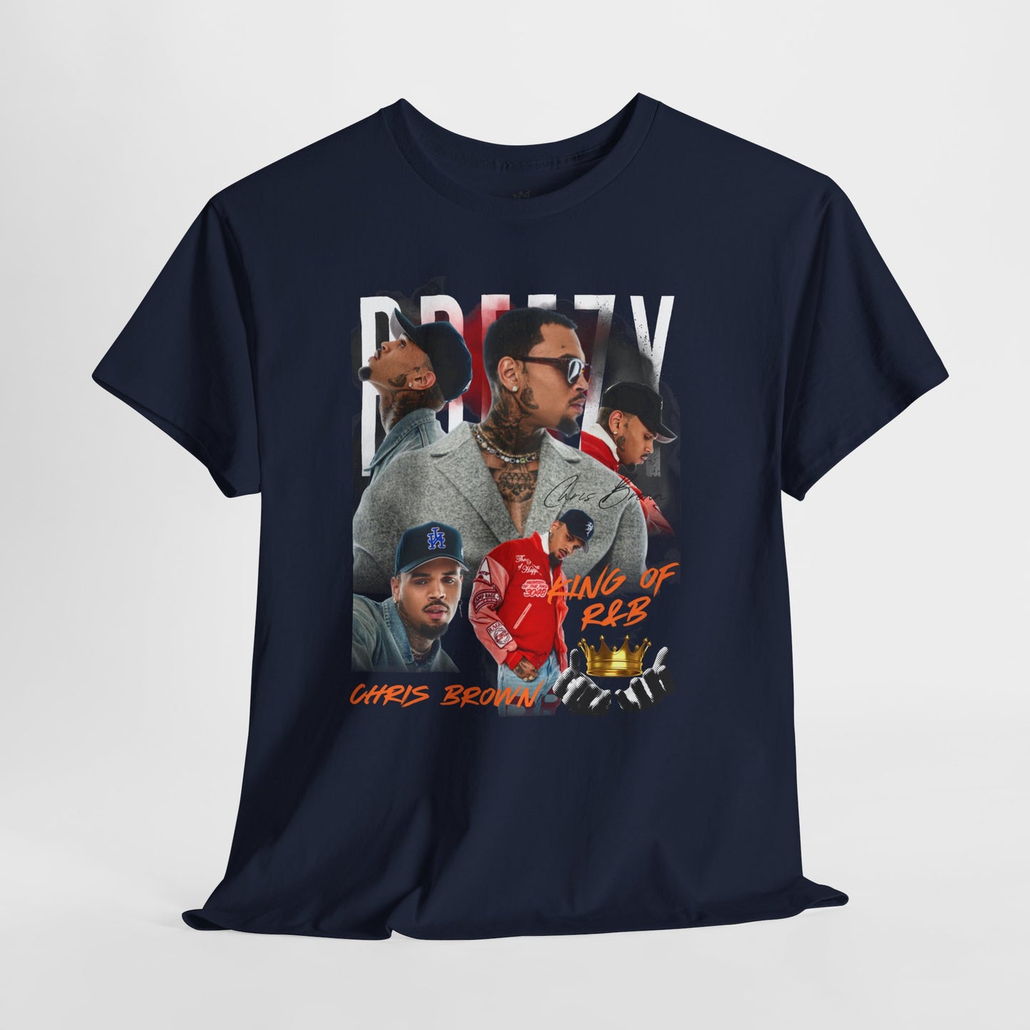 Chris Brown Tribute Unisex Heavy Cotton Tee - Celebrating R&B Style