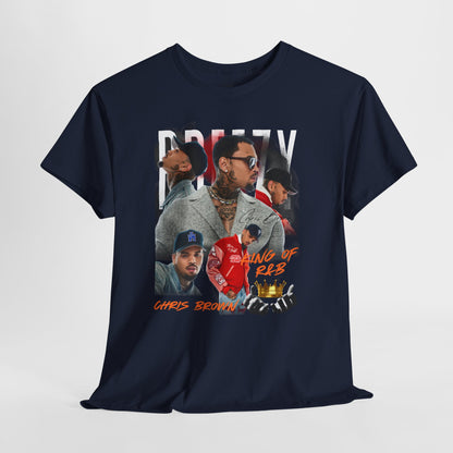 Chris Brown Tribute Unisex Heavy Cotton Tee - Celebrating R&B Style