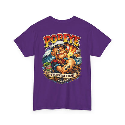Popeye Graphic Tee — "I Yam What I Yam" Vintage Cartoon T-Shirt