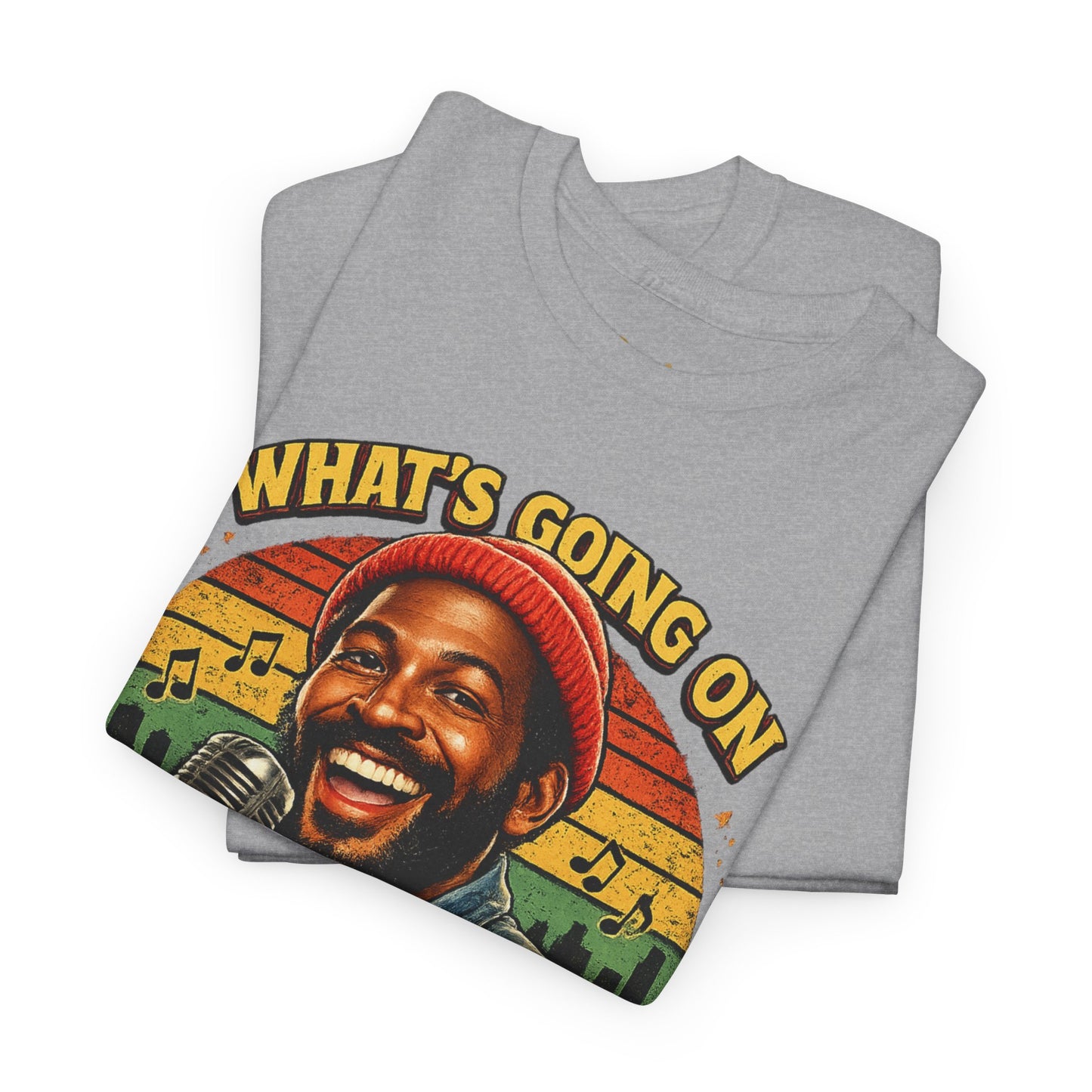 Marvin Gaye Tribute Tee, Vintage Music T-Shirt, Unisex Cotton Tee, Retro Style Shirt, Gift for Music Lovers, Perfect for Concerts