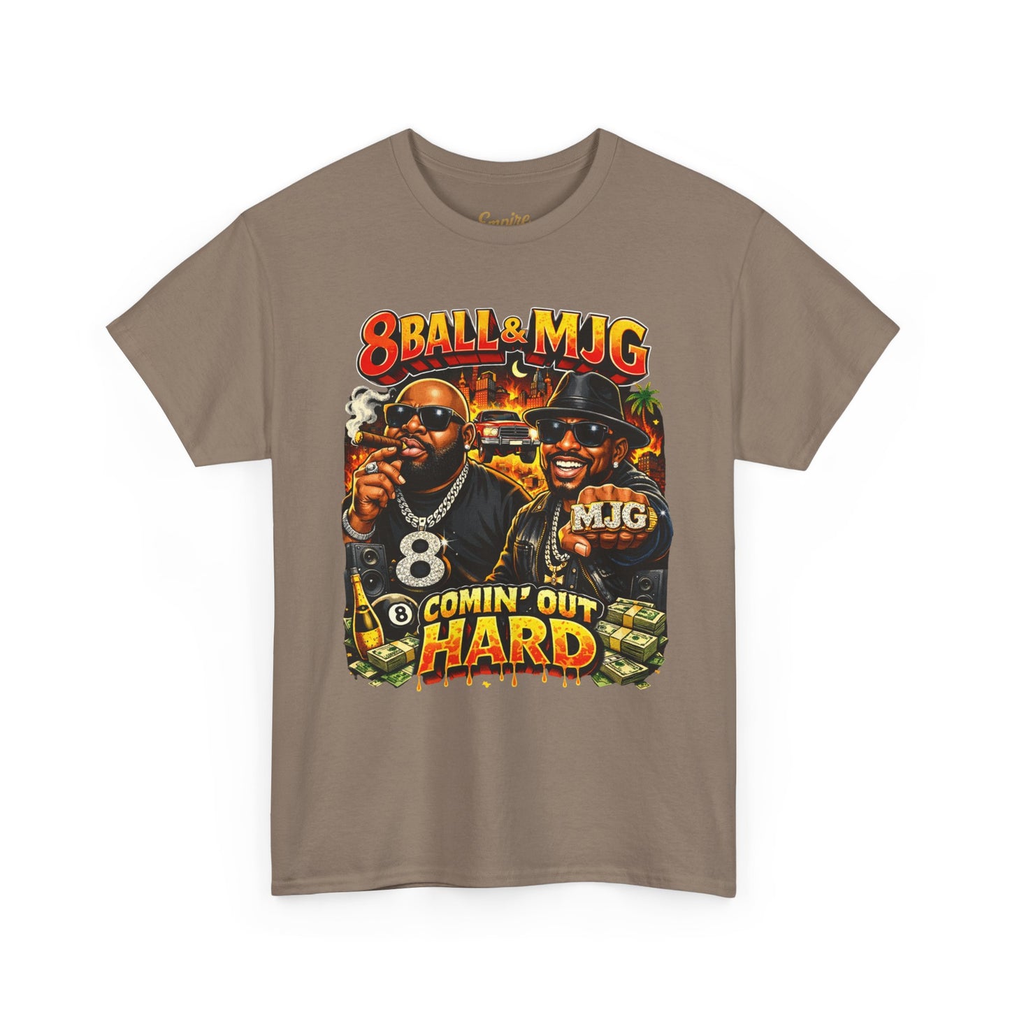 8Ball & MJG 'Comin' Out Hard' Vintage Hip-Hop Graphic Tee