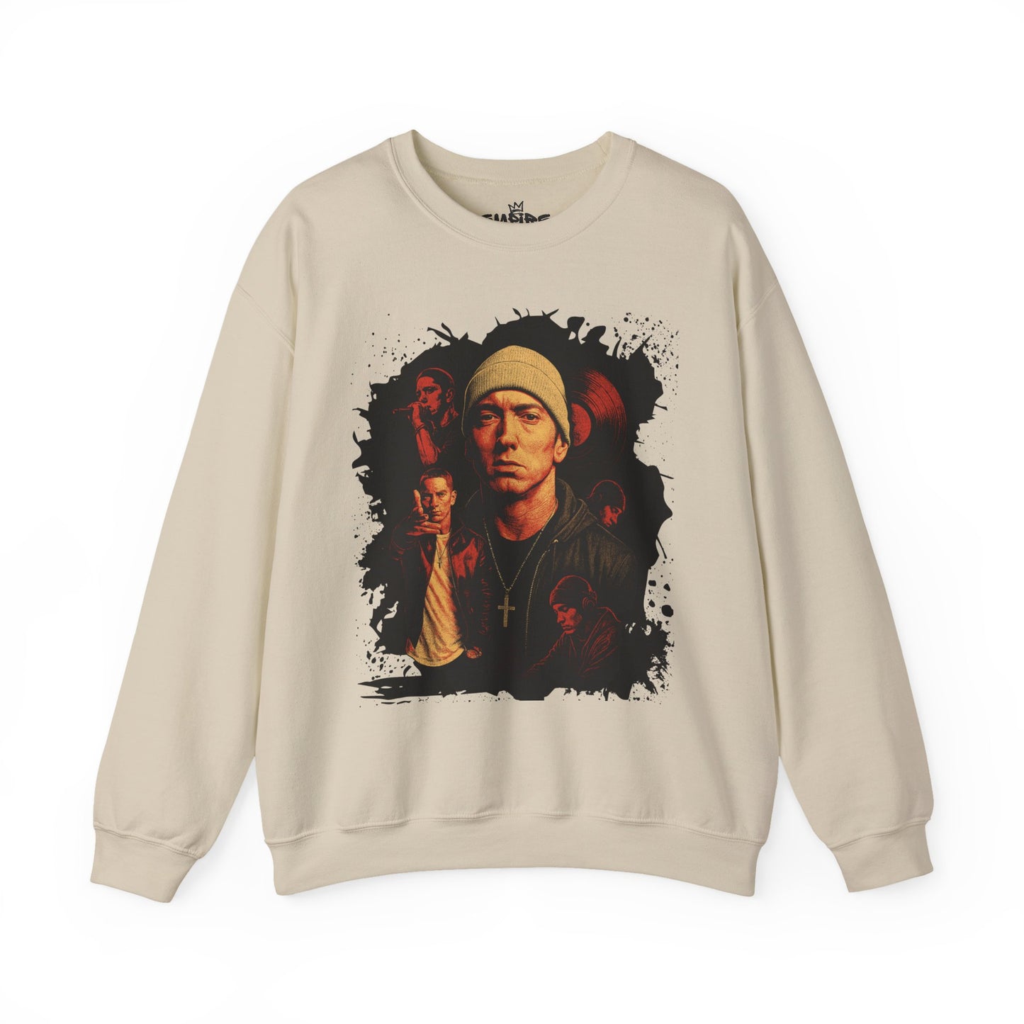 Urban Inspirational Unisex Crewneck Sweatshirt, Cozy Casual Wear, Gift for Music Lovers, Fashion Statement, Perfect for Fall