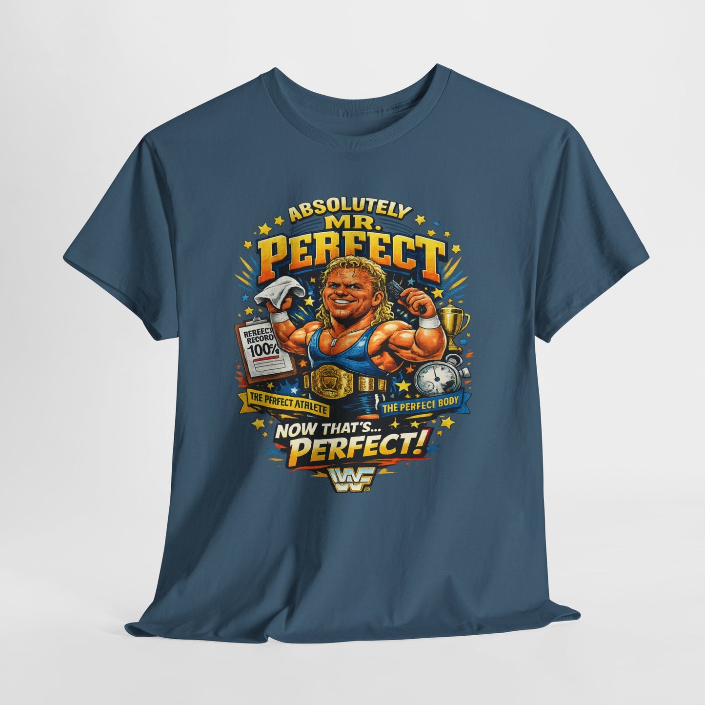 Retro Wrestling 'Mr. Perfect' Graphic Tee — Vintage WWF Wrestling Shirt