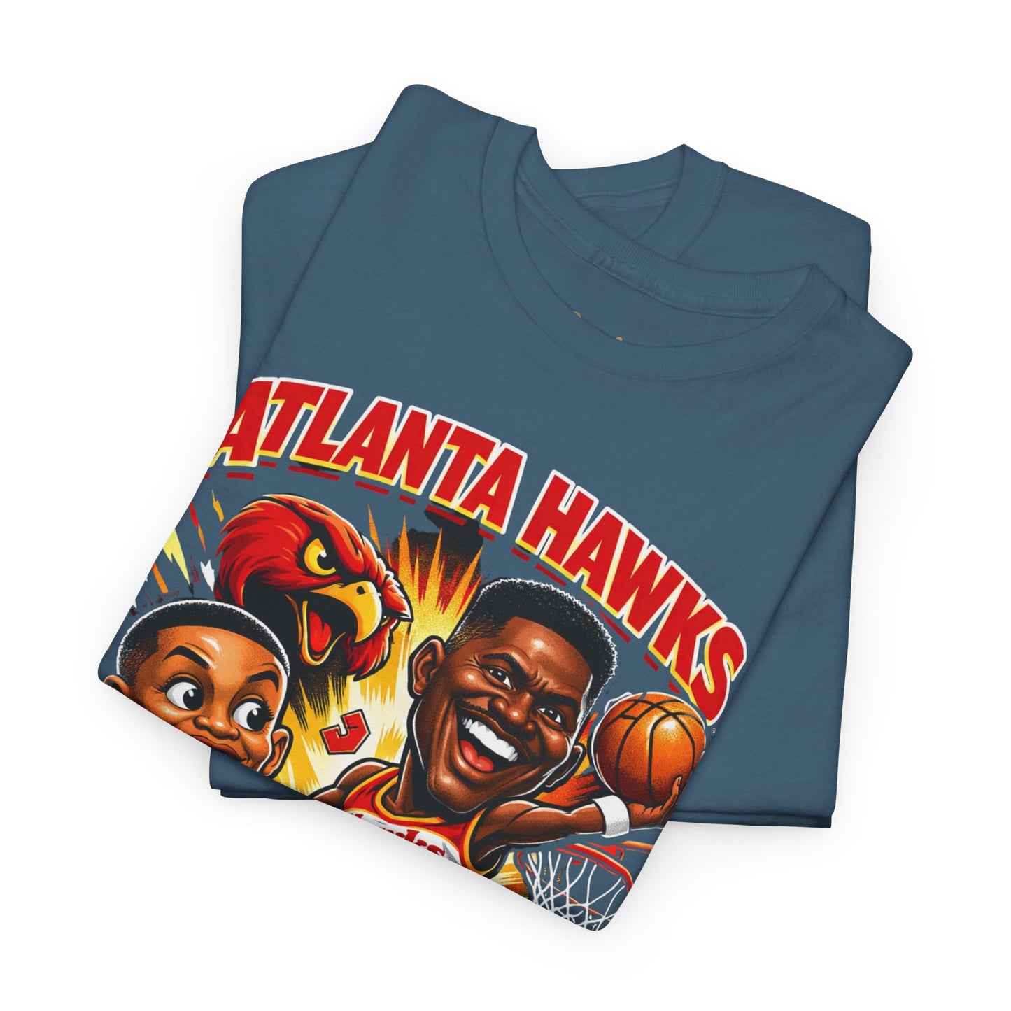 Atlanta Hawks 'Spud & Nique' Graphic Tee — Retro Basketball Fans Shirt