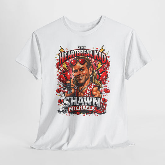 Shawn Michaels "Heartbreak Kid" Graphic Tee - Retro Wrestling Fan Shirt