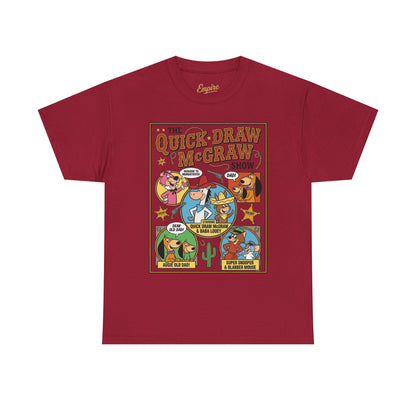 Quick Draw McGraw Retro Cartoon T‑Shirt