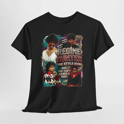Regine Hunter “The Style Icon” Graphic Tee — Retro 90s R&B Tribute Shirt