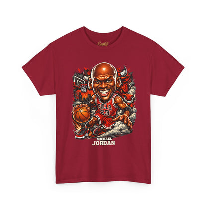 Basketball Legend T‑Shirt — 'Michael' Retro Cartoon Bulls Tee