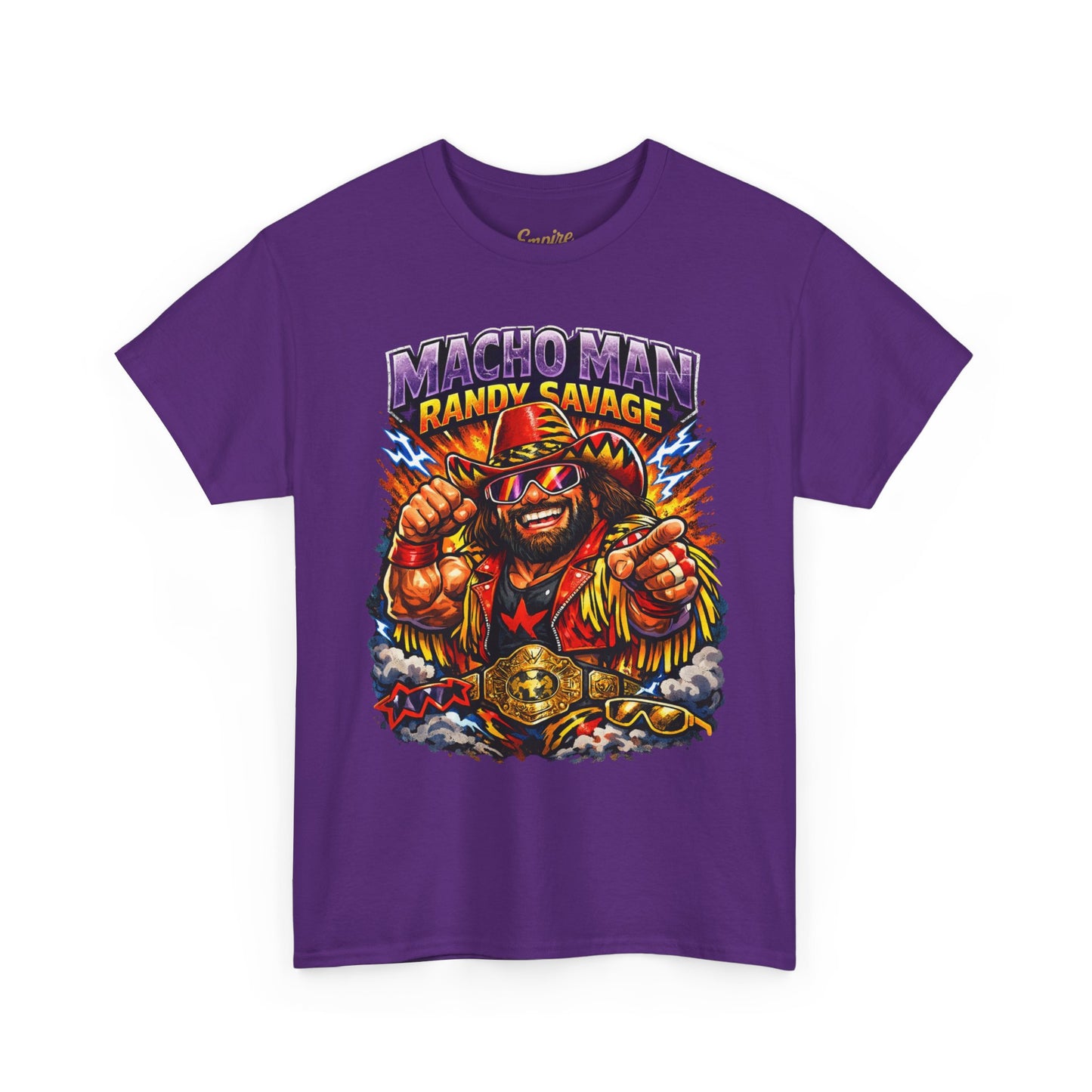 Retro Wrestling Graphic Tee — "Macho Man Randy Savage" Vintage Style