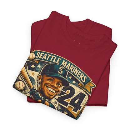 Griffey Jr. "The Kid" - Vintage Baseball Graphic T-Shirt