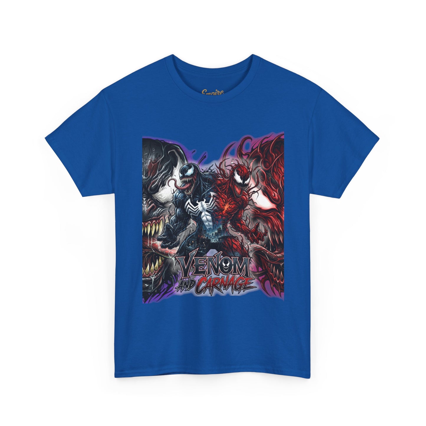 Venom vs Carnage Graphic Tee - Comic Movie Villains Shirt